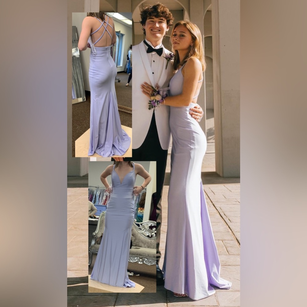 Lilac Light Purple Prom Dress Size 0